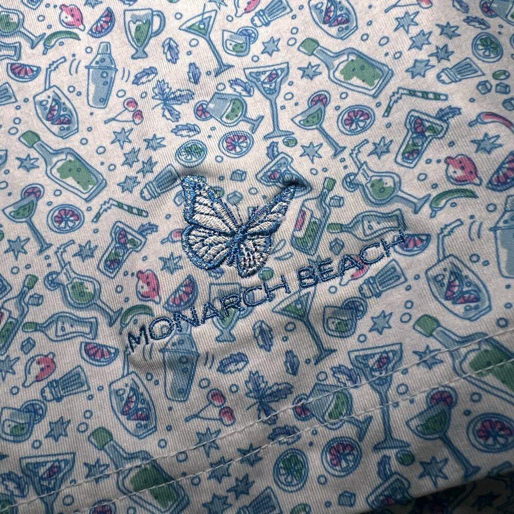 Johnnie-O Hendrick Polo Shirt Size XXL Blue Cocktail Malibu Golf Preppy Active - Picture 14 of 16